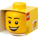 LEGO Storage Head Happy Boy Small Yellow 2 Liter