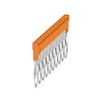 Weidm&uuml;ller ZQV 2.5N/10 Cross-Connector, 10-Pole, 2,5 mm&sup2;, Orange, Wemid, V0, 48,7 mm, 20 Pieces