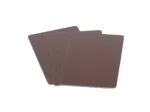 ARTDEV Plastic Card - 86 x 54mm 30mil 0,76mm Blank - Brown