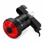 iLike Smart USB Rechargeable Bike Tail Light su stabdžių jutikliu, 7 ap&scaron;vietimo režimai, IPX5 atsparus vandeniui, aliumininis dviračio galinis žibintas, tvirtinimas prie sėdynės bėgelio