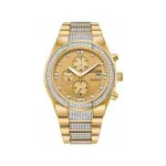 CITIZEN Eco-Drive Chronograph Stainless Steel Watch CA0752-66P 41mm