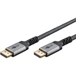 Goobay 75681 - DisplayPort 2.1 kabelis 8K 120 Hz 54 Gbit/s - Kabelis - Skaitmeninis / Vaizdo / Vaizdo (75681)
