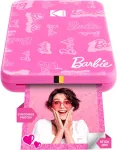 KODAK Step Slim Barbie Momentinė nuotraukų spausdintuvė &ndash; Bluetooth 5.0, ZINK Zero Ink technologija, 2x3 col. nuotraukos, Barbie rožinė