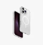 UNIQ LifePro Xtreme Dėklas, skirtas iPhone 16 Pro Max 6,9 colio, MagClick įkrovimui, permatomas/blizgučiai