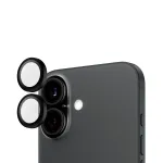 PanzerGlass &reg; Hoops&reg; fotoaparato objektyvo apsauga juoda iPhone 16 | 16 Plus