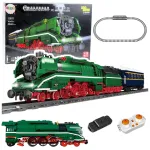 LEAN TOYS 23646 nuotoliniu būdu valdomo garvežio kaladėlių rinkinys su bėgiais, 2348 vnt.