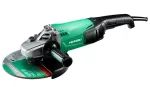 HIKOKI 230 mm kampinis &scaron;lifuoklis 2200W su mink&scaron;tu paleidimu, M14, 6600 aps./min., 3 padėčių &scaron;oninė rankena