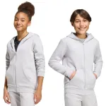 adidas Entrada 26 Full Zip Hoodie Vaikams Light Grey KH1779 152cm