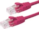DSIT CAT6 tinklo kabelis U/UTP 2m rožinis 100% varis (DC-69-020)