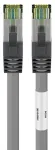 DSIT RJ45 tinklo kabelis S/FTP PiMF CAT 8, pilkas, 0,25 m