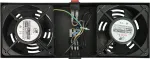 DS-IT sieninio montavimo ventiliatoriaus blokas su termostatu tinklo spintoms (DS-FT-Wall)