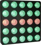 EUROLITE LED Pixel Matrix Panel 5x5 RGB/WW su pikselių valdymu ir DMX