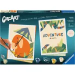 Pie&scaron;imo rinkinys Ravensburger CreArt Hello Baby Safari Set &ndash; pradedančiųjų dažymo rinkinys kūdikiams ir mažiems vaikams
