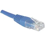 EXERTIS CONNECT Cat.6 U/UTP komutacinis kabelis, 0,5 m, mėlynas, su apsauginiais fiksatoriais 246700