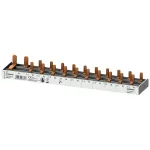 SIEMENS 5ST37840 kai&scaron;tinė &scaron;yna 16mm&sup2;, 1x RCD 1P+N + 10x kompaktinių įrenginių, 12 TE