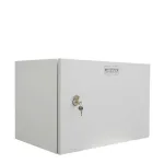 IT-BUDGET 19 inch sieninis tinklo spintelė Easy - vientisos plieno lak&scaron;tinės durelės - 6U - W 600 x D 400 mm - lak&scaron;tinis plienas - &scaron;viesiai pilka (90RR19CWV664MG)