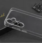 CYOO Crystal Clear dėklas Samsung Galaxy A55 5G i&scaron; permatomo TPU ir polikarbonato