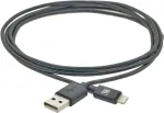 Kramer C-UA/LTN/BK-6 Lightning į USB-A kabelis 1,8 m, juodas 96-0210006