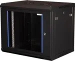 Wirewin 19 colių sieninis spintelė, vientisa, Pro 3-oji karta, 600x450mm, juoda (WCAB PS3 600X450X9U B)