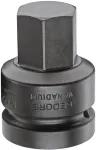 GEDORE 1 inch smūginė galvutė 27 mm &scaron;e&scaron;iabriaunė, 60 mm ilgio, fosfatuota 1956582