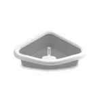 STEFANPLAST Sprint kampinis kraikas 56x40x14 cm baltas/pilkas