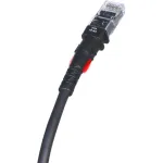 Laidinis tinklo kabelis PatchSee TP-6A-F/5 Black 1,5 m Cat6a F/FTP