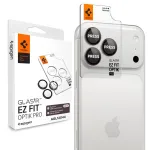 Spigen Optik Pro GLAS.tR EZ FIT apsauginis fotoaparato lę&scaron;ių stiklas 2 vnt. iPhone 18 Pro/18 Pro Max - tamsios vy&scaron;nios spalvos