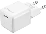 Sandberg USB-C AC įkroviklis PD20W SAVER, patalpų, AC, 12 V, 3 A, baltas