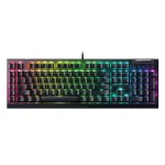 Razer BlackWidow V4 X mechaninė žaidimų klaviatūra, Yellow jungikliai, US i&scaron;dėstymas, laidinė, juoda