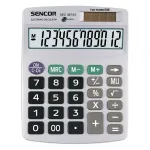 Skaičiuotuvas SENCOR SEC 367/12, stalinis, 12 skaitmenų, LCD ekranas