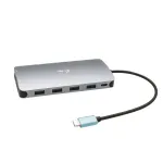 i-tec Metal USB-C Nano 3x Display Dock stotelė su Power Delivery 100 W