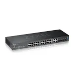 Zyxel GS2220-28-EU0101F valdomas L2 Gigabit Ethernet tinklo jungiklis (24 prievadai, 10/100/1000, juoda)