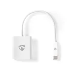 Nedis CCGB64651WT02 USB-C į HDMI adapteris USB 3.2 Gen1, 0,20 m, nikeliuotas, PVC, baltas