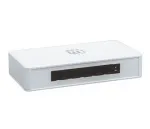Manhattan 5 prievadų Gigabit Ethernet tinklo jungiklis, darbalaukio dydžio, plastikinis, IEEE 802.3az (Energy Efficient Ethernet), trejų metų garantija, dėžutėje