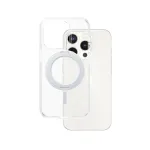 PanzerGlass CARE&trade; by &reg; Dėklas Skaidrus su Sidabriniu Stovu ir MagSafe iPhone 15 Pro