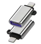 Microconnect MC-LIGHTUSB3 lyties keitiklis Lightning &ndash; USB A, sidabrinis