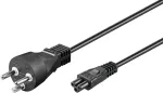 Microconnect PE120810 maitinimo laidas, juodas, 1 m, K tipo ki&scaron;tukas, C5 jungtis