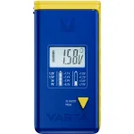 Baterijų testeris Varta 00893 101 111 LCD skaitmeninis ne&scaron;iojamas AA AAA 9V monetinėms baterijoms