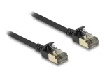 DeLOCK RJ45 Cat.8.1 F/FTP Slim Pro tinklo kabelis 5 m juodas