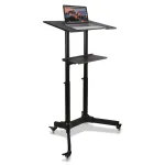 Techly ICA-TB TPM-1BK universalus ne&scaron;iojamųjų kompiuterių / projektorių vežimėlis, 103-125 cm, juodas