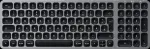 Satechi ST-ACBKM-DE - Standard - Bluetooth - Halbmechanischer Schl&uuml;sselschalter - QWERTZ - LED - Schwarz - Grau