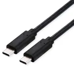 ROLINE USB4 Gen3x2 laidas, CC, ST/ST, 40Gbit/s, 240W, juodas, 0,5 m (11.02.9100)
