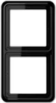 Jungimo lizdo dangtelis JUNG CD 582 SW Juodas, duroplastas, bevaržtis, 81&times;152 mm