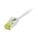 Pataisos laidas RJ45, CAT6A 500MHz, 5m, Pilka, U/FTP, plonas apvalus d=3,8mm, TPE/LSZH (Superflex), AWG32, su Cat.7 žaliava, Synergy 21 (S217307V3)