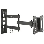 Sieninis TV/monitoriaus laikiklis MACLEAN MC-719, ekranams iki 68,6 cm (27 inch), 15 kg maks., VESA 100x100, juodas