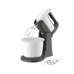 Tefal PrepMix+ HT464138 rankinis plaktuvas su stovu ir dubeniu 500 W pilkai baltas