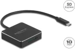 Kortelių skaitytuvas DELOCK 91019 USB 3.1 (Gen 2) Type-C &ndash; SD / SDHC / SDXC, 10 Gbit/s, juodas