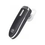 Manhattan Bluetooth ausinė su viena ausine, įmontuotu mikrofonu ir valdymo mygtukais, juoda, 10 h veikimo laikas, 10 m atstumas, USB-A įkrovimo laidas, Bluetooth 4.0, 3 metų garantija