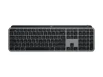 Logitech Master Series MX Keys S for Mac &ndash; belaidė klaviatūra, pilno dydžio, su ap&scaron;vietimu, QWERTY i&scaron;dėstymu (Nordic), Space Gray (920-011633)