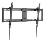 TV laikiklis ant sienos EQUIP 43 col.&ndash;95 col. Tilt Slim 75 kg, VESA 200x200&ndash;800x400, pakreipimas 0&ndash;8&deg;, 4,2 cm atstumas, juodas